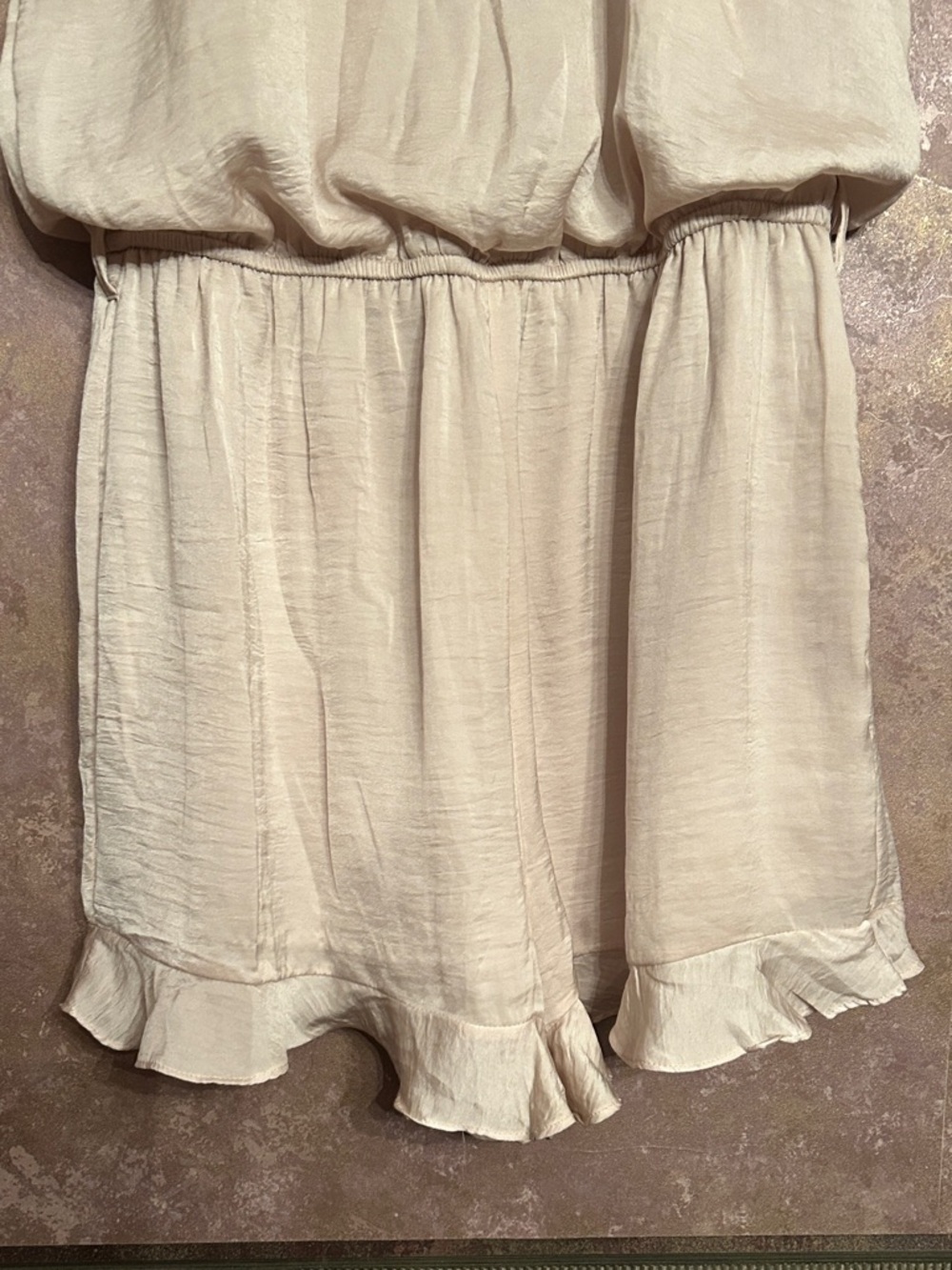 Satin Romper - Picture 3 of 7